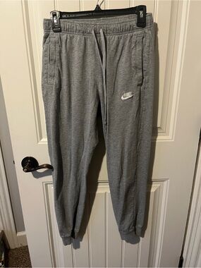 Nike Heather Gray Drawstring Joggers